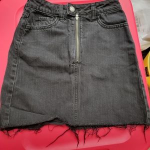 Hollister black skirt